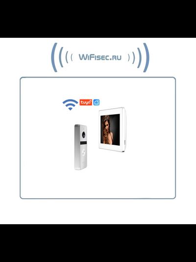 FREEDOM 7 FHD WIFI KIT - комплект из 7" сенсорного Full HD WIFI монитора и вызывной панели, с DVR (Tuya/Smart Life)