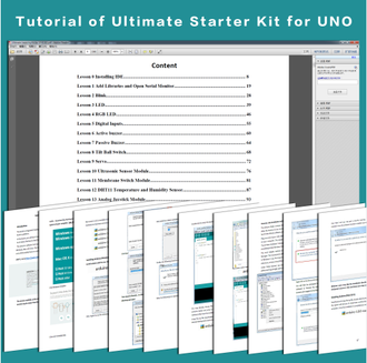 ULTIMATE STARTER KIT for UNO R3 (Lafvin)