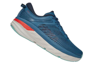 Кроссовки мужские Hoka Bondi 7 WIDE Real Teal/Outer Space 1110530-RTOS (Размеры:  USm 9 2E-27cm)