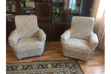 ЧЕХОЛ НА КРЕСЛО ВИСТА МИЛАНО БЕЖЕВЫЙ