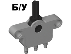! Б/У - Pneumatic Switch with Pin Holes and Axle Hole, Light Bluish Gray (bb0874 / 6099773) - Б/У