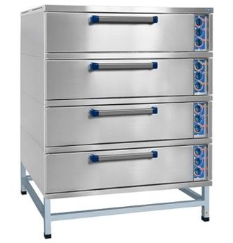 Шкаф пекарский ЭШ-4к (лицо нерж.)