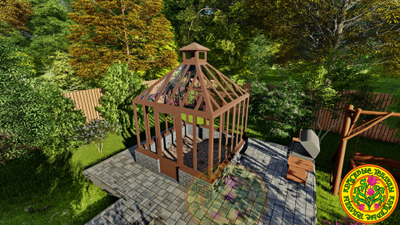 Садовая беседка ЧЕЛСИ XS 2,5х2,5