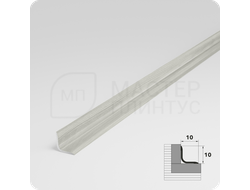 Алюминиевый внутренний уголок 10х10 мм. Лука УВО 01-27.2700.r188 Дуб шато