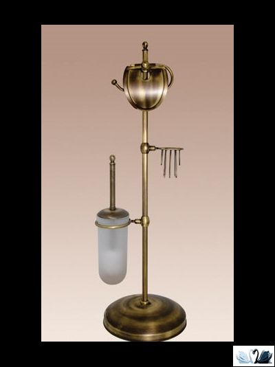 Напольная Бронзовая стойка с аксессуарами для туалета от Wildbad