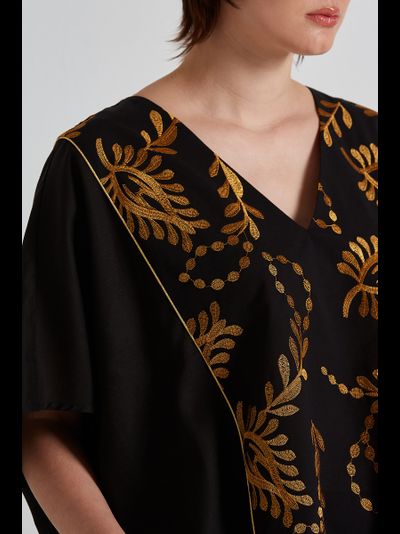 Комбинированная легкая летняя блуза