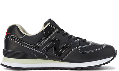 New Balance 574 Fur Black Leather