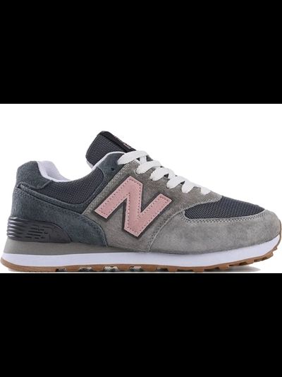 New Balance 574 Grey Purple Pink