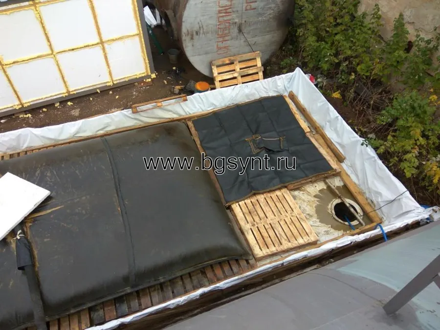 Очистка оборотной воды от примесей промышленного предприятия в геотубах МИАТУБА