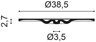 Розетка R31 - d38,5см