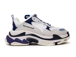 Balenciaga Triple-S (БАЛЕНСИАГА) Фиолетово-белые мужские (41-45)