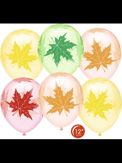 Листья, прозрачные ассорти (1шт)