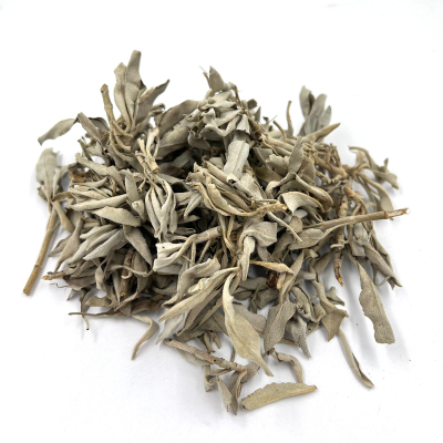 Листья с ветками Белого Шалфея