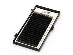 ЧЕРНЫЕ РЕСНИЦЫ, Shery Silk, ПОРАЗМЕРНО (18 ЛЕНТ)