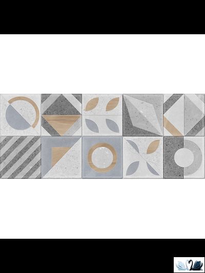 Плитка настенная Gracia Ceramica Supreme multi wall 25 х 60 см пэчворк