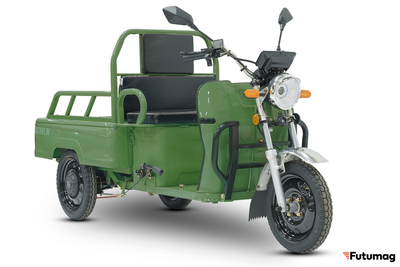 Грузовой электротрицикл Rutrike Амулет 1100 72V1000W зеленый