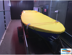 ТЕНТ НА СТЕКЛОПЛАСТИКОВУЮ ЛОДКУ "ВОЛГА"