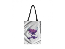 Сумка-шоппер вертикальная #1 на День влюблённых, 14 февраля