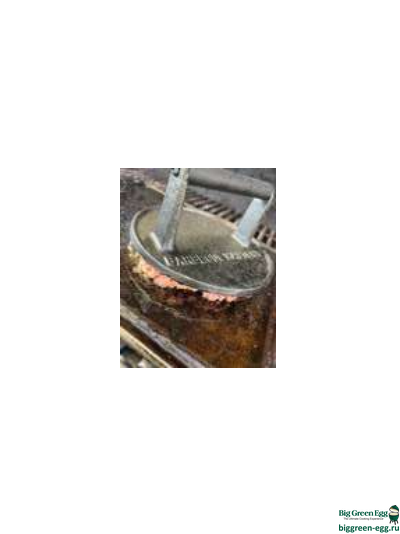 Гриль пресс круглый, чугунный, Big Green Egg