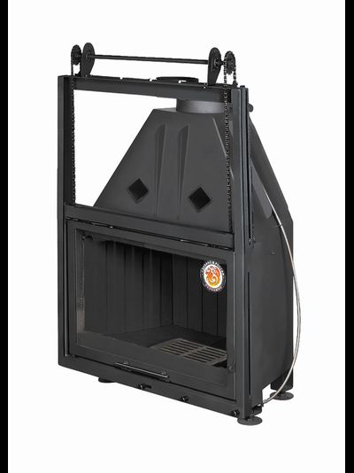 Каминная топка Экокамин Альфа 800 K с контргрузом