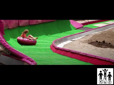 Мат защитный для тюбинговых трасс 0,09*0,08*2м крепление на липучках DNN