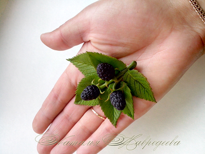 Брошь "Ежевички"