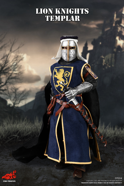 Рыцарь-крестоносец - Коллекционная ФИГУРКА 1/6 LION KNIGHT TEMPLAR (FP004) - FIRE PHOENIX