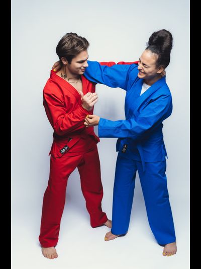 Кимоно для универсального боя UNIFIGHT синее