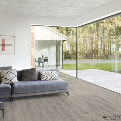 Ламинат Alloc Original Дуб Серая Акварель 04573 34 класс толщина 11 мм с фаской и подложкой 1.912 м2