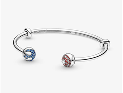 Браслет для шармов Пандора Звёздные войны с темной и светлой сторонами 591139C01