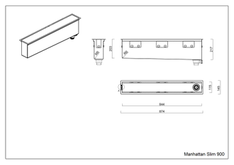 Блок Manhattan Slim PSR 900