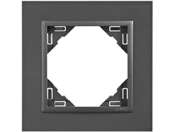 Efapel 90910 TSS, Рамка анимато, 1 пост, серый/серый