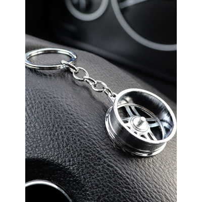 Брелок «ДИСК», металл ХРОМ