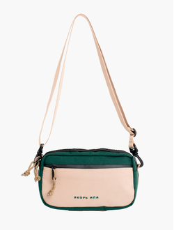 Сумка Якорь Таблетка Бежевый Твил / Темно-Зеленый Нейлон фото 1