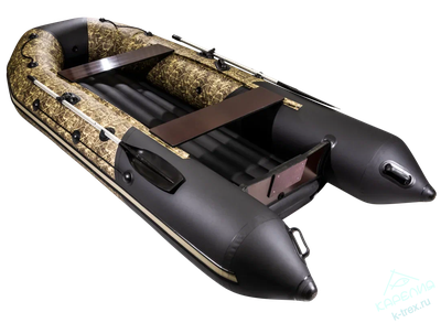 Лодка ПВХ Мастер Лодок Таймень NX3200НДНД "Комби" Камуфляж камыш / Чёрный