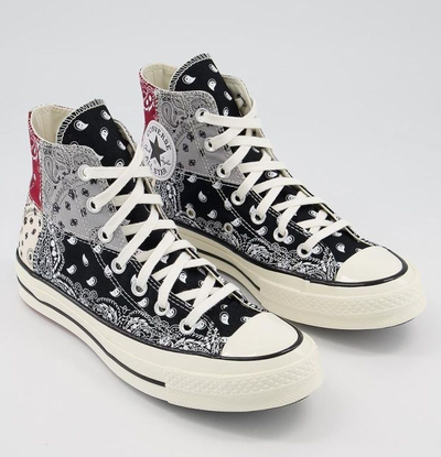 Кеды Converse Chuck Taylor All Star 70 Hi Offspring Paisley Black