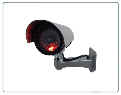 CO-DM024 Муляж уличной камеры видеонаблюдения, с отсеком для двух батарей типа АА