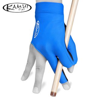 Бильярдная перчатка Kamui синяя правая