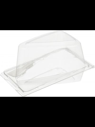 Контейнер для куска торта (прозр. пластик), 157*105*85мм
