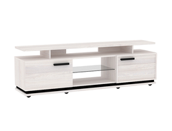 Гостиная NATURE (НАТУРА) - NATURE 3 Тумба ТВ Ясень Анкор светлый-Черный