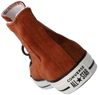Зимние кеды Converse All Star с мехом коричневые