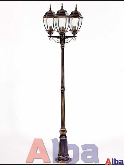 Садово парковый светильник Arsenal 209 В h237 gold