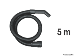 Шланг с коннекторами 5 метров с изогнутой ручкой  35