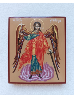 Ангел-Хранитель. Рукописная икона. 9х10,5см.