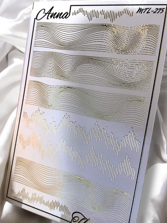 Слайдер-дизайн MilliArt Nails Металл MTL-275