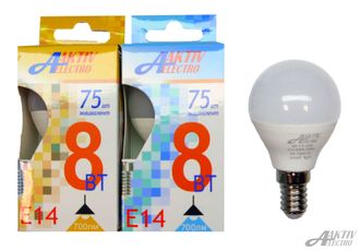 ЛАМПА СВЕТОДИОДНАЯ LED-Regular шар 8Вт Е14