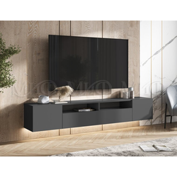 СИТИ подвесная Тумба ТВ (2000х330х346 мм), Графит