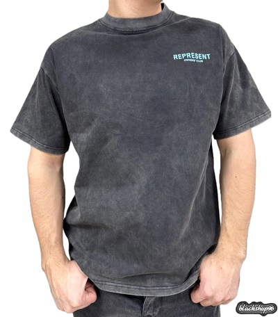 Футболка Represent Grey/Blue (S, M, L, XL)