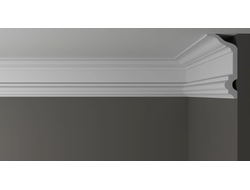 Потолочный плинтус DECOR-DIZAYN DD505, из дюрополимера, под покраску, ударопрочный, 2 метра