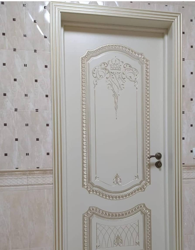 СОЛО NEW В3. СЛОНОВАЯ КОСТЬ/ ПАТИНА БЕЛОЕ ЗОЛОТО. ПОЛОТНО ГЛУХОЕ